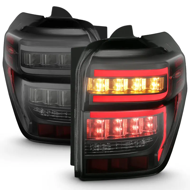 Anzo Led Bar Style Tail Lights 2014-2023 Toyota 4Runner (Black Smoke Lens W/Sequential Signal) 1
