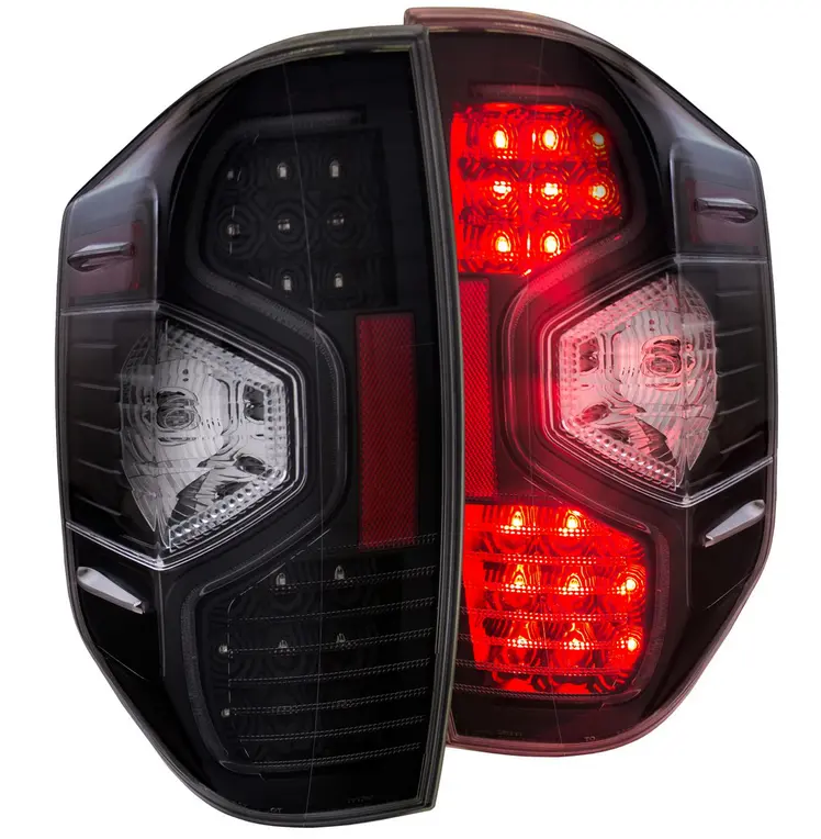 Anzo Led Tail Lights 2014-2019 Toyota Tundra (Black) 1
