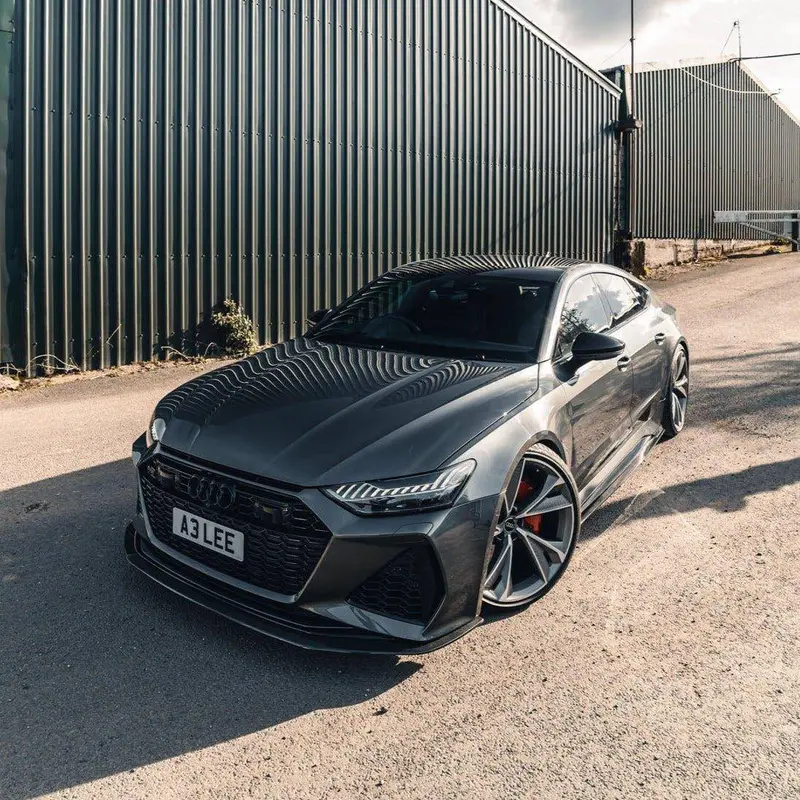 Ap Dry Carbon Fibre Front Splitter For Audi Rs6 & Rs7 (2020+, C8) 1