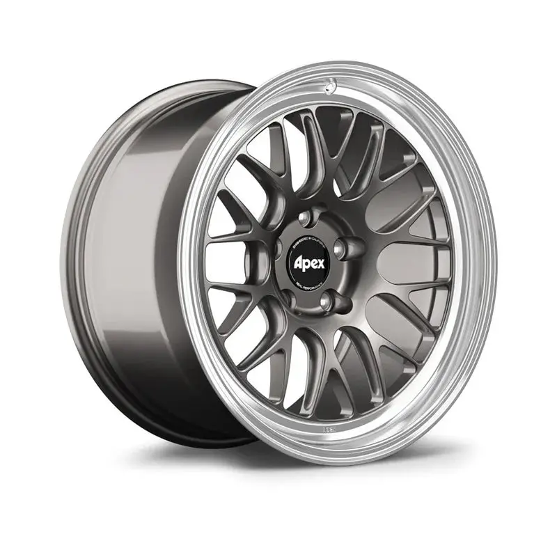 Apex Ml-10Rt Forged Touring Line Anthracite Wheel With Machined Lip 1