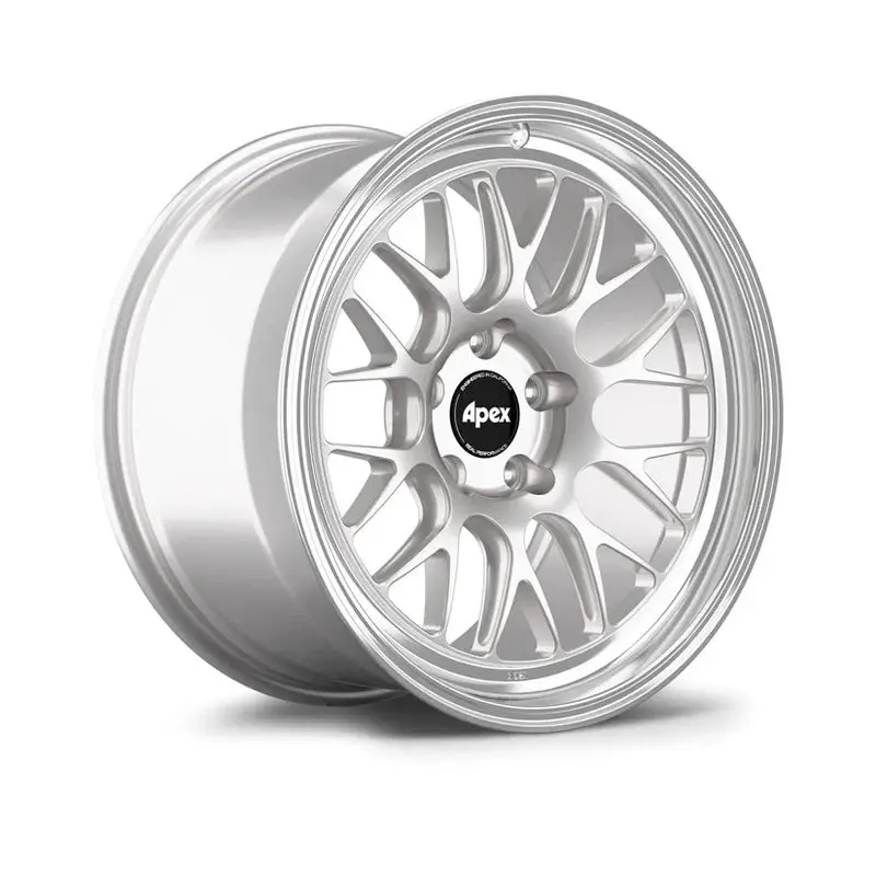 Apex Ml-10Rt Forged Touring Line Silver Wheel With Machined Lip 1