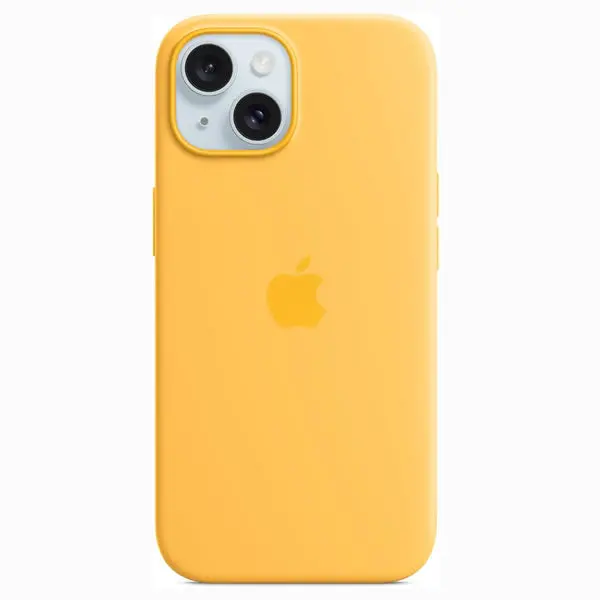 Apple Iphone 15 Silicone Case With Magsafe - Sunshine 1