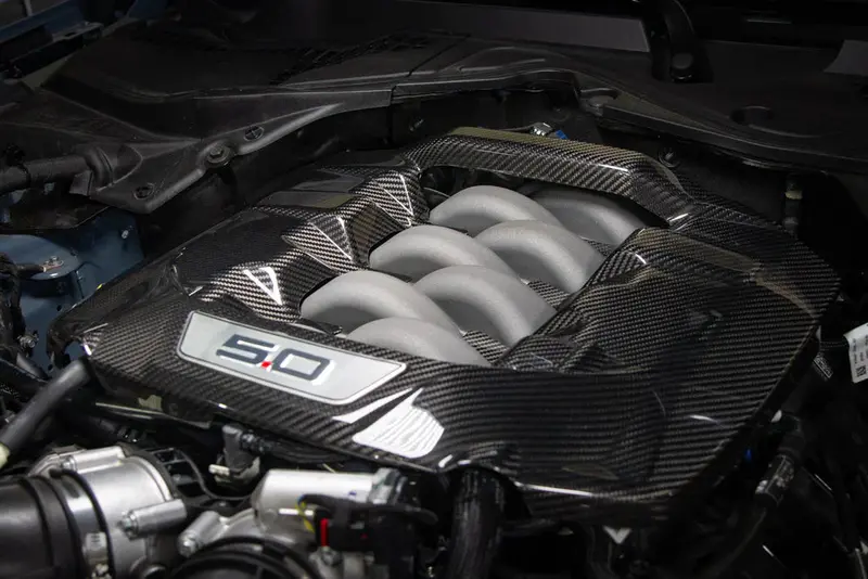 Apr Carbon Fiber Engine Cover 2024-Up Ford Mustang S650 2