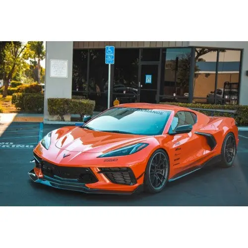 Apr Carbon Fiber Side Skirt 2020-2023 Chevrolet Corvette C8 2