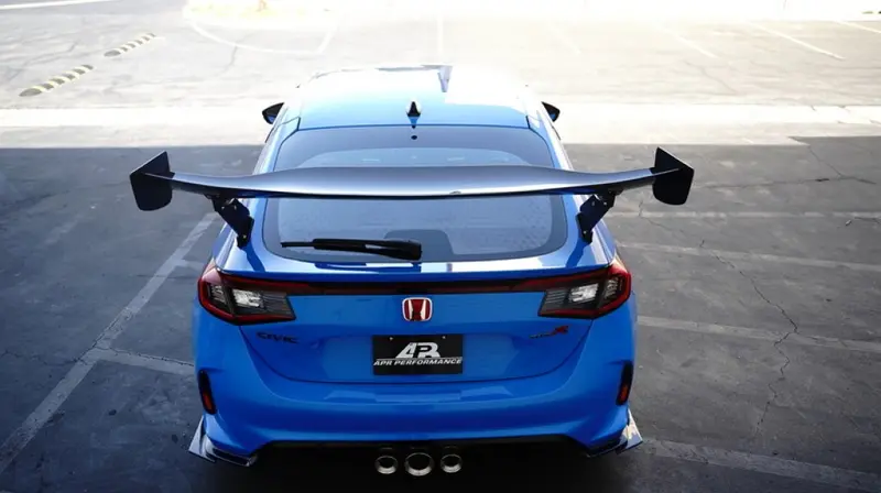 Apr Gtc-250 Carbon Fiber Adjustable Wing 67” Airfoils 2023+ Honda Civic Type R (Fl5) 1