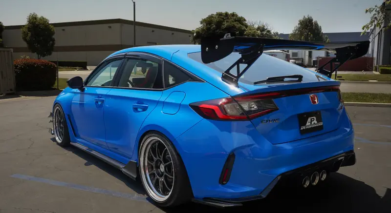 Apr Gtc-300 Carbon Fiber Adjustable Wing 67” Airfoils 2023+ Honda Civic Type R (Fl5) 1