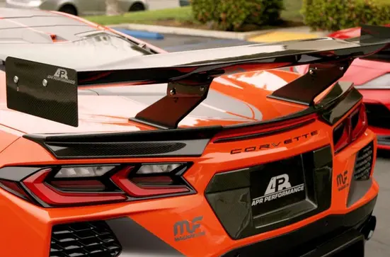 Apr Gtc-500 Adjustable Wing 2020-2025 Chevrolet Corvette C8 7