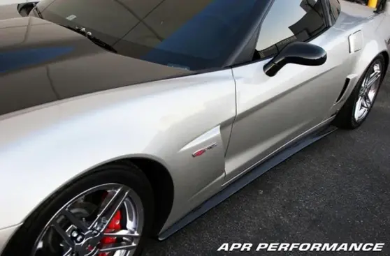 Apr Side Rocker Extension / Side Skirt 2006-2013 Chevrolet Corvette C6 / Z06 / Grand Sport 2