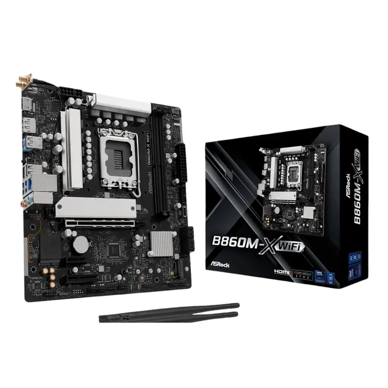 Asrock B860m-X Micro Atx Ddr5 Motherboard (Pcie 5 And Wi-Fi 6E) 1