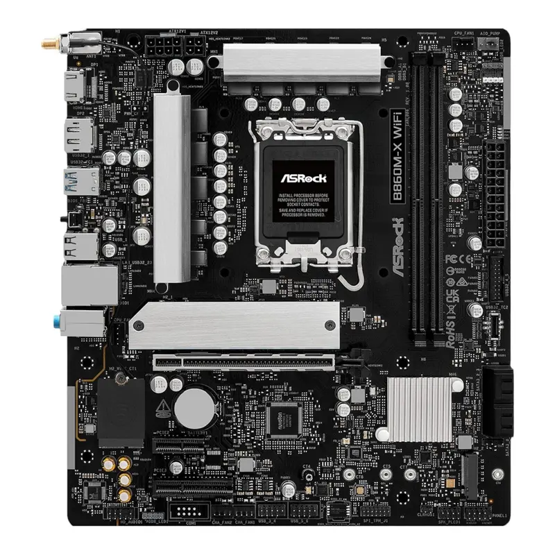 Asrock B860m-X Micro Atx Ddr5 Motherboard (Pcie 5 And Wi-Fi 6E) 2