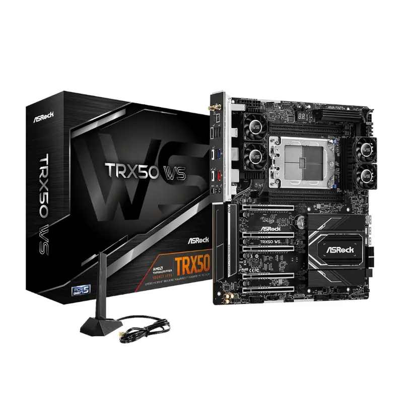 Asrock Trx50 Ws Amd Tr5 Eatx Gaming Motherboard 1