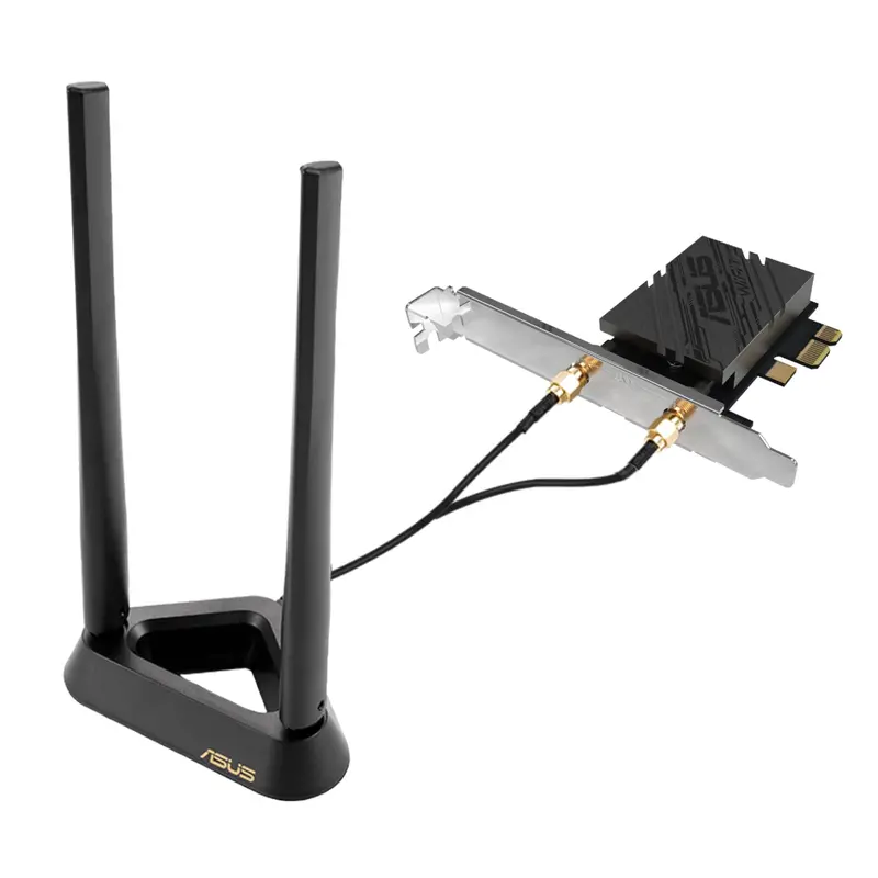 Asus Be9400 Tri-Band Wi-Fi 7 6Ghz Pcie Adapter-Black 1