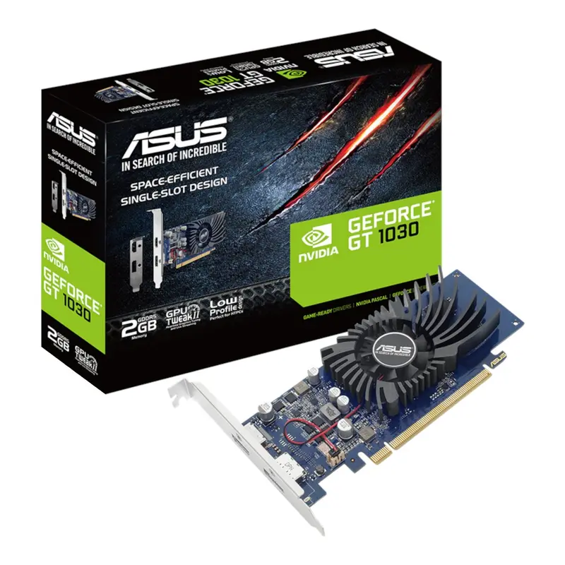 Asus Geforce® Gt 1030 2Gb Gddr5 Low Profile Graphics Card 1