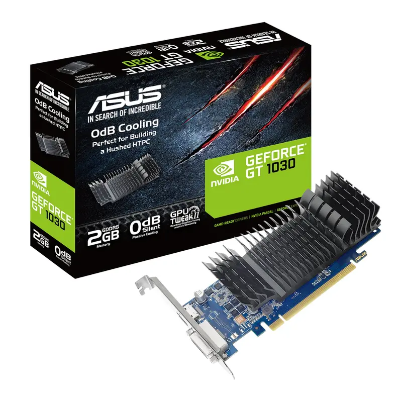 Asus Geforce Gt1030 2Gb Gddr5 Low Profile Silent Graphics Card 1