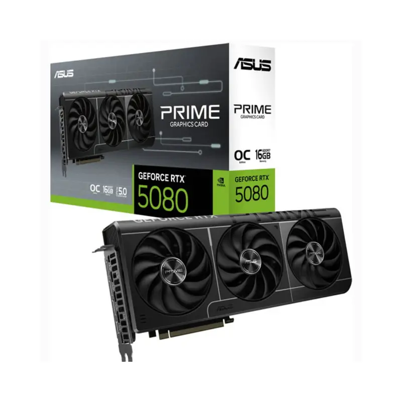 Asus Geforce Rtx 5080 Prime 16Gb Oc Gddr7 Graphics Card 1