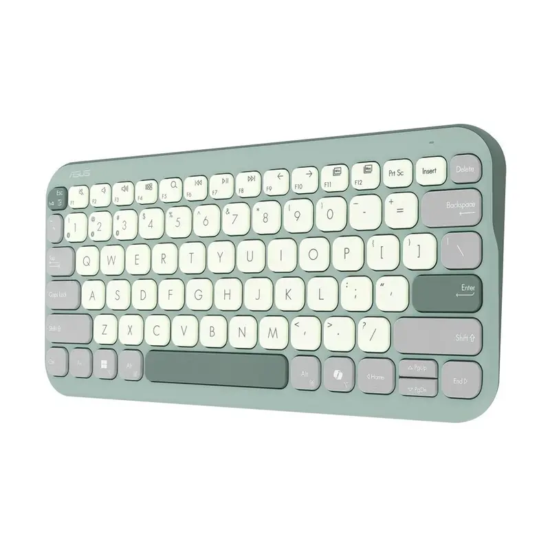 Asus Kw100 Marshmallow Bt Keyboard - Green 2