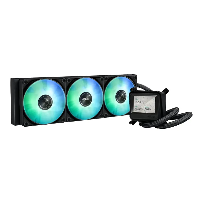 Asus Max Gaming Lc 360 Argb Lcd All-In-One Cpu Liquid Cooler - Black 1