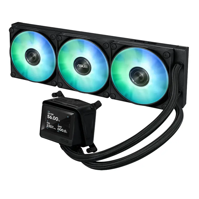 Asus Max Gaming Lc 360 Argb Lcd All-In-One Cpu Liquid Cooler - Black 2