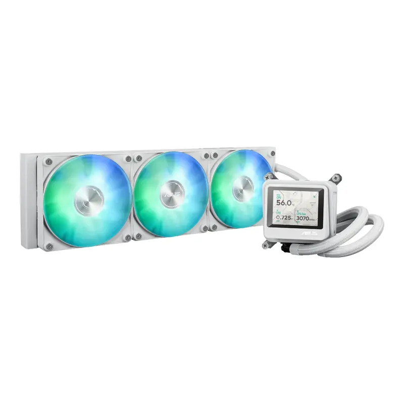 Asus Max Gaming Lc 360 Argb Lcd All-In-One Cpu Liquid Cooler - White 1