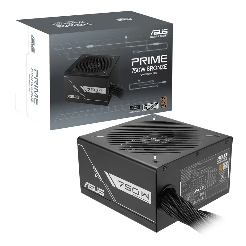 Asus Prime 750W 80 Plus Bronze Atx Non-Modular Power Supply 1