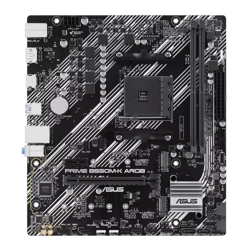 Asus Prime B550m-K Argb Am4 M-Atx Motherboard 2