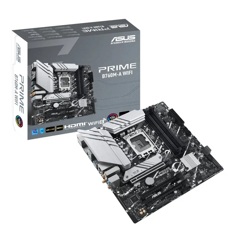 Asus Prime B760m-A Wifi Intel Lga1700 M-Atx Motherboard 1