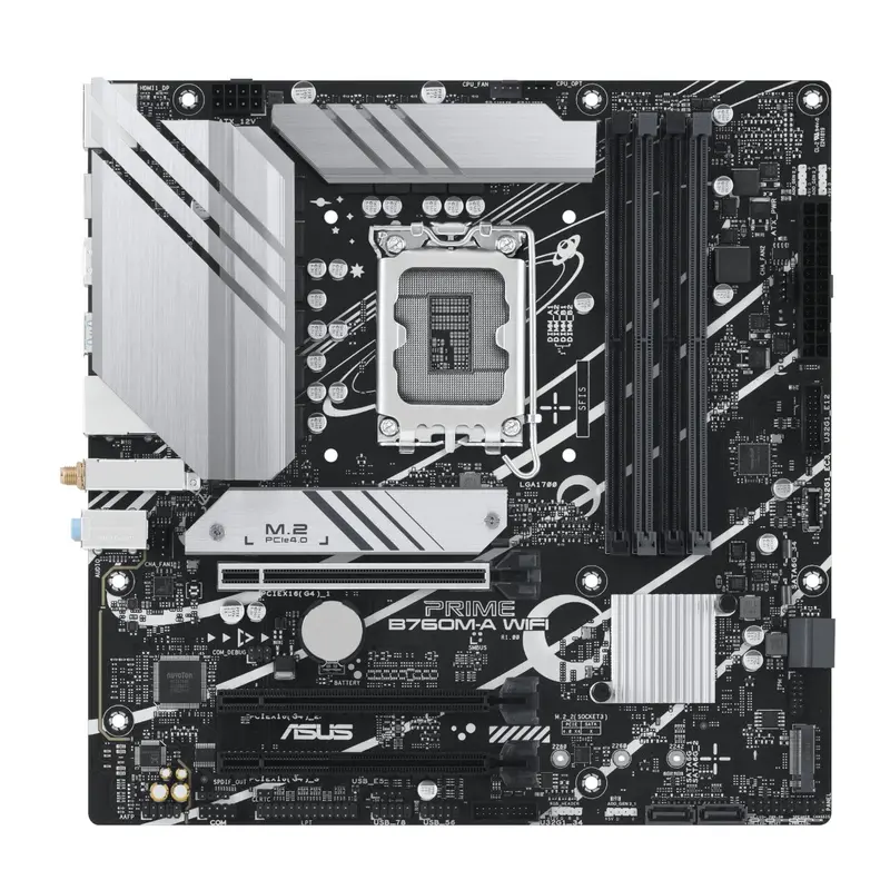 Asus Prime B760m-A Wifi Intel Lga1700 M-Atx Motherboard 2