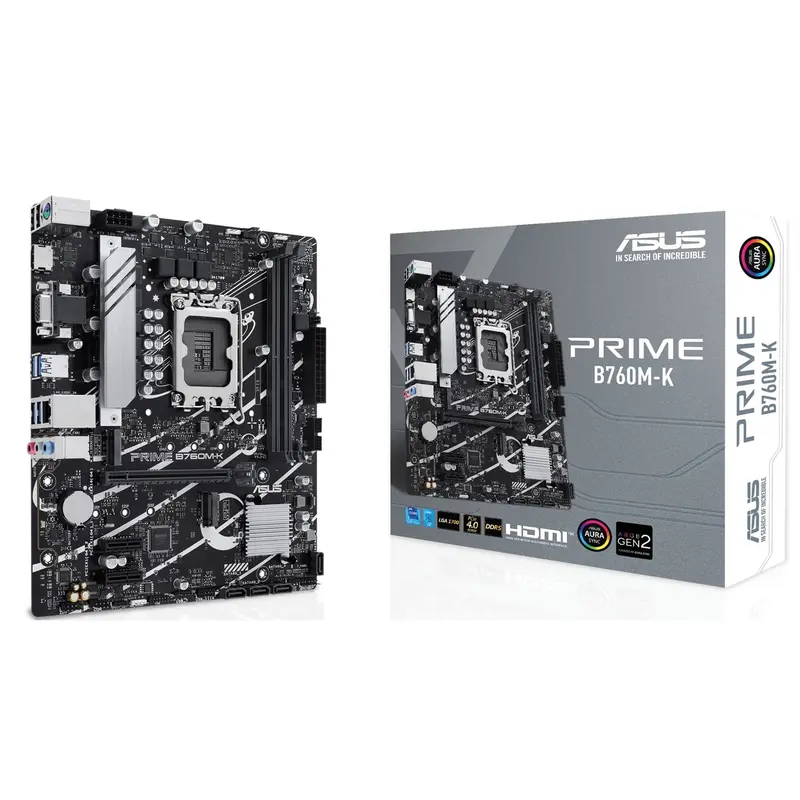 Asus Prime B760m-K Intel® B760 Lga 1700 Matx Motherboard 1