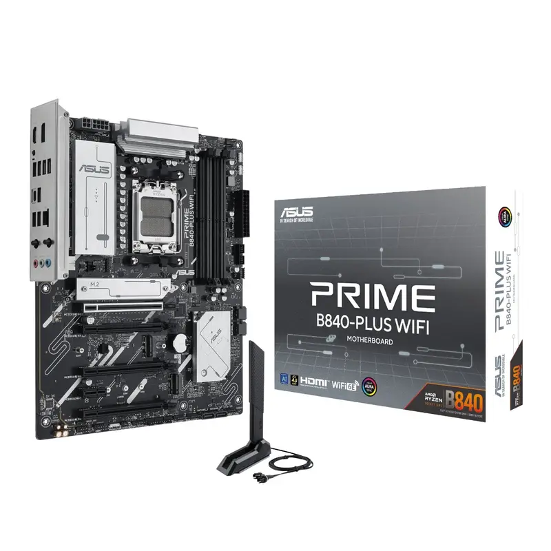 Asus Prime B840-Plus Wifi Amd Am5 Atx Gaming Motherboard 1