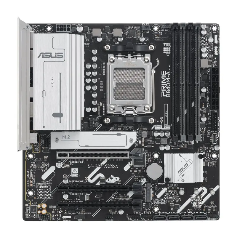 Asus Prime B840m-A-Csm Am5 Micro Atx Motherboard 2
