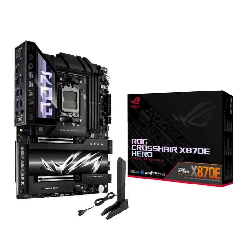 Asus Rog Crosshair X870e Hero Atx Gaming Motherboard 1