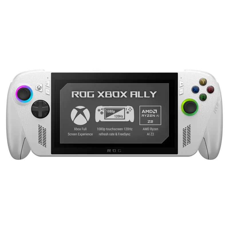 Asus Rog Xbox Ally | Amd Ryzen™ Z2 A | 7" Fhd | 16Gb Ram | 512Gb Handheld Gaming Console - White 1