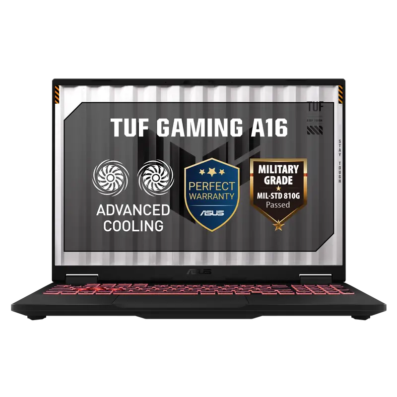Asus | Tuf A16 | Amd Ryzen 7 | 16Gb Ddr5 Ram | 512Gb Ssd | Nvidia Rtx5050 8Gb Gaming - Jaeger Gray 1