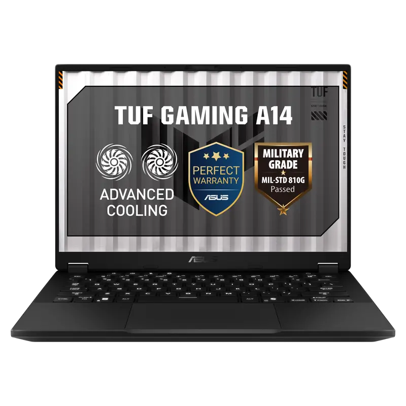 Asus | Tuf Gaming A14 | 14" Wqxga | Amd Ryzen 7 | 16Gb Ddr5 Ram | 512Gb Ssd | Nvidia Rtx 5060 8Gb - Jaeger Gray 1