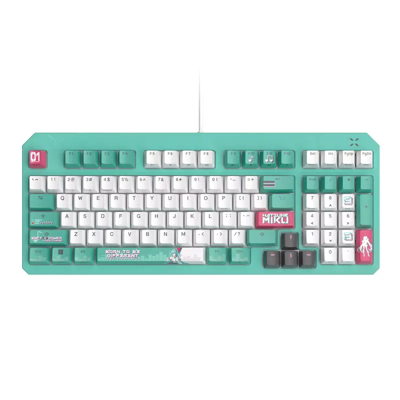 Asus Tuf Gaming K3 Gen Ii Gaming Keyboard Hatsune Miku Edition 1