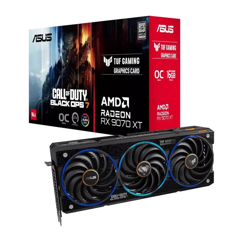 Asus Tuf Gaming Radeon™ Rx 9070 Xt Cod Bo7 Special Edition Graphics Card 1