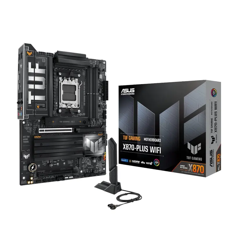 Asus Tuf Gaming X870-Plus Wifi Amd Am5 Atx Gaming Motherboard 1