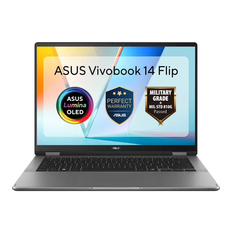 Asus | Vivobook 14 Flip | Core Ultra 7 | 14" Wuxga | 16Gb Ram | 512Gb Ssd | Intel Arc | Matte Grey 2