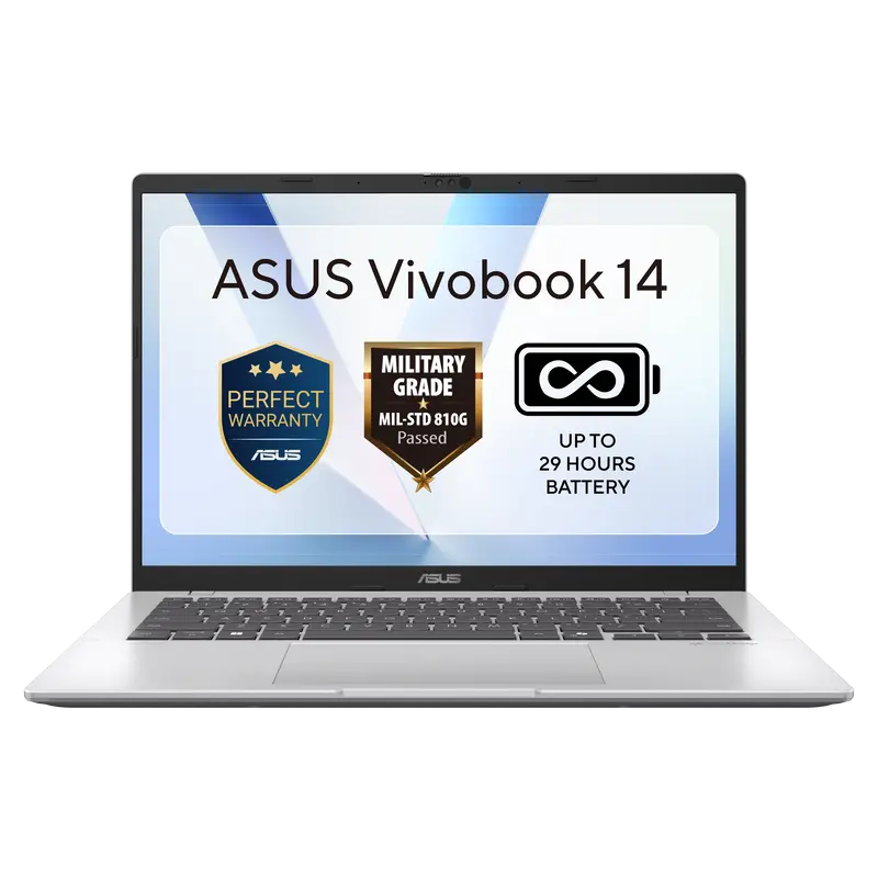 Asus Vivobook 14 | Snapdragon | 14" Wuxga | 16Gb Ram | 512Gb Ssd - Cool Silver 1