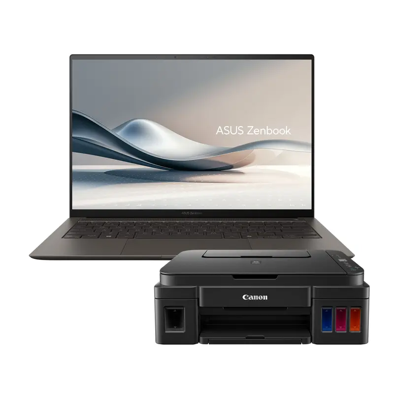 Asus | Zenbook 14 | Snapdragon | 14" Oled | 16Gb Ram | 1Tb Ssd - Iceland Gray 1