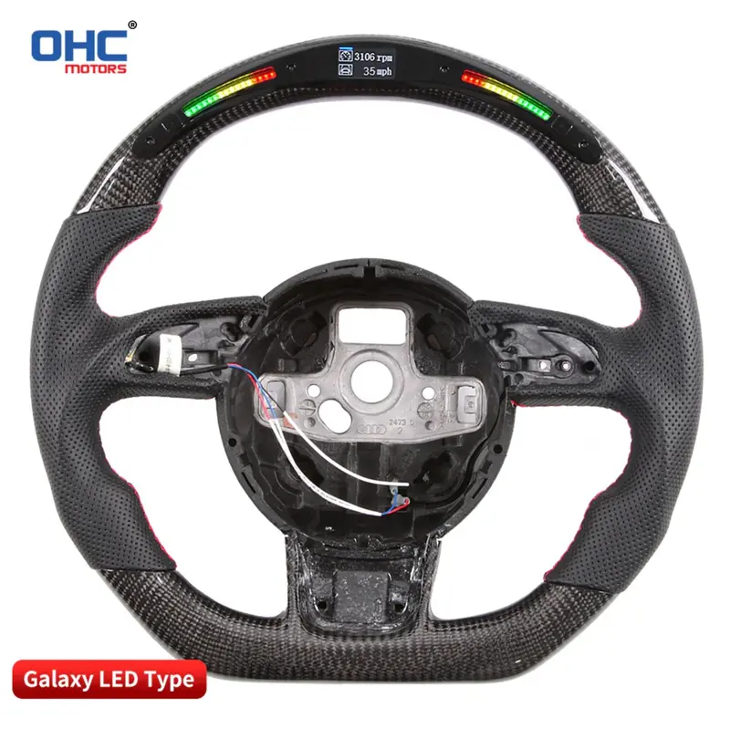 Audi A1 & S1 Carbon Fibre & Galaxy Led Steering Wheel By Ohc (2014-2018) 1