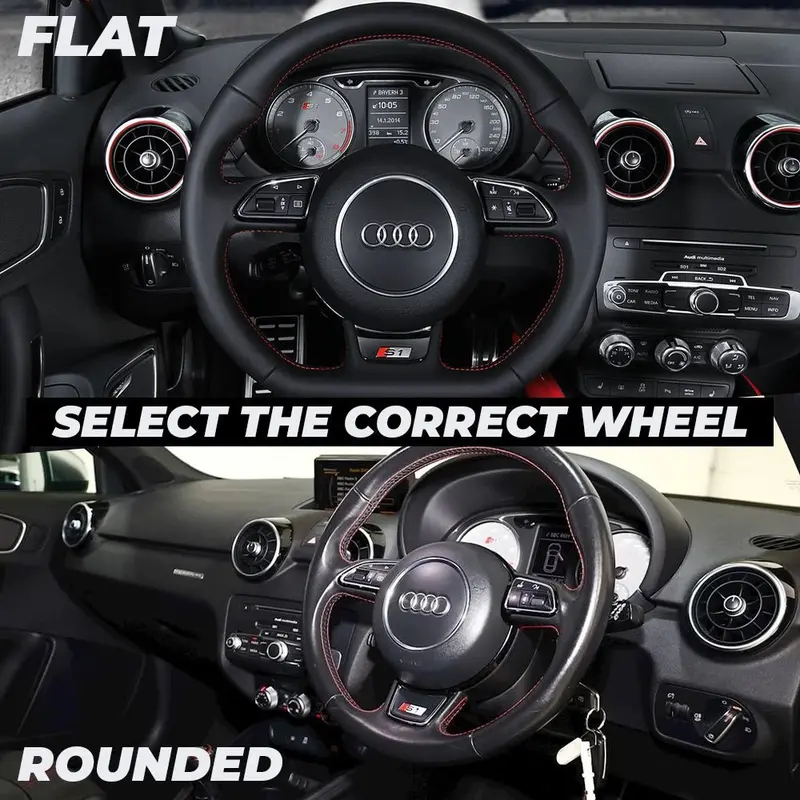 Audi A1 & S1 Carbon Fibre & Galaxy Led Steering Wheel By Ohc (2014-2018) 3