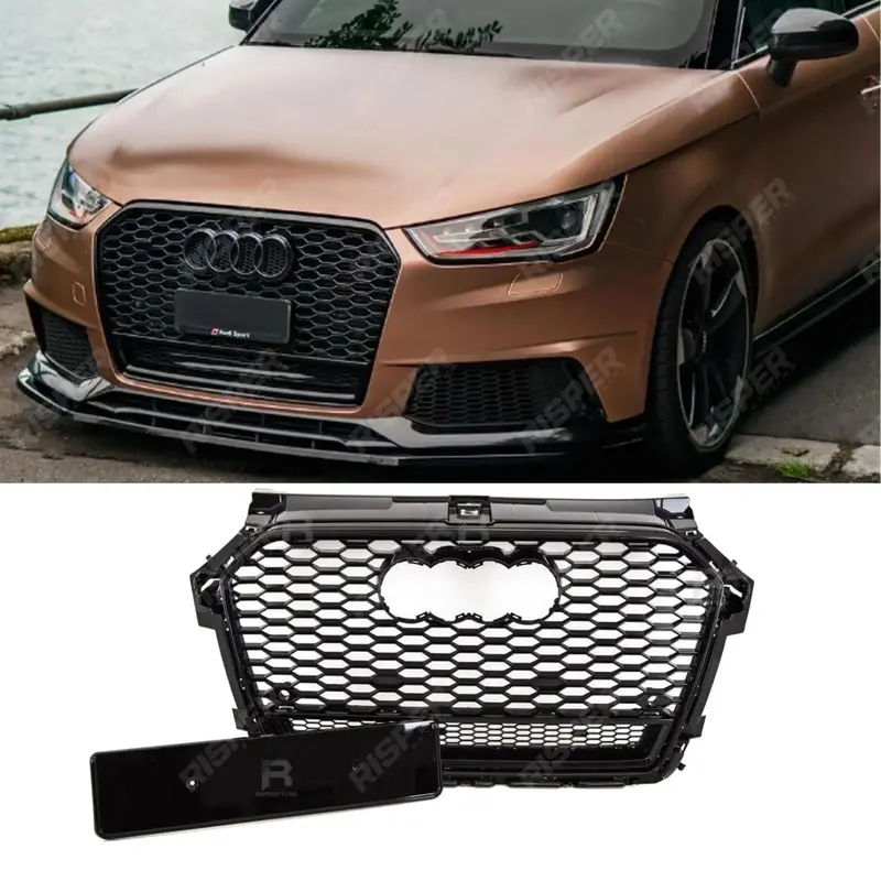 Audi A1/S1 Facelift 2015-2018 Rs1 Style Gloss Black Honeycomb Grille 1