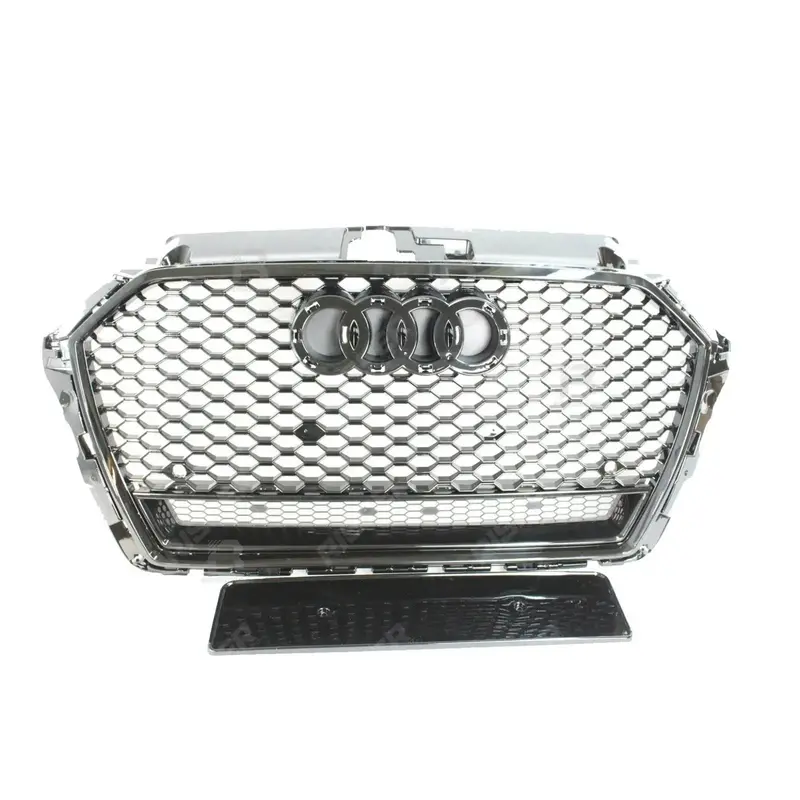 Audi A3/S3 8V 2012-2017 Rs3 Style Gloss Black Honeycomb Grill 2