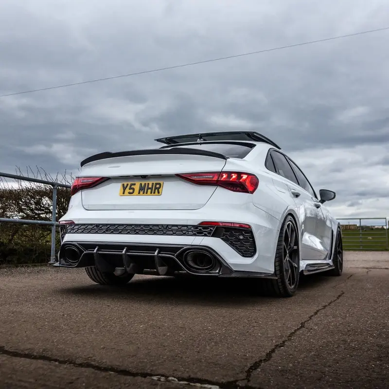 Audi A3, S3 & Rs3 8Y Saloon Pre-Preg Carbon Fibre Rear Spoiler (2021+) 2