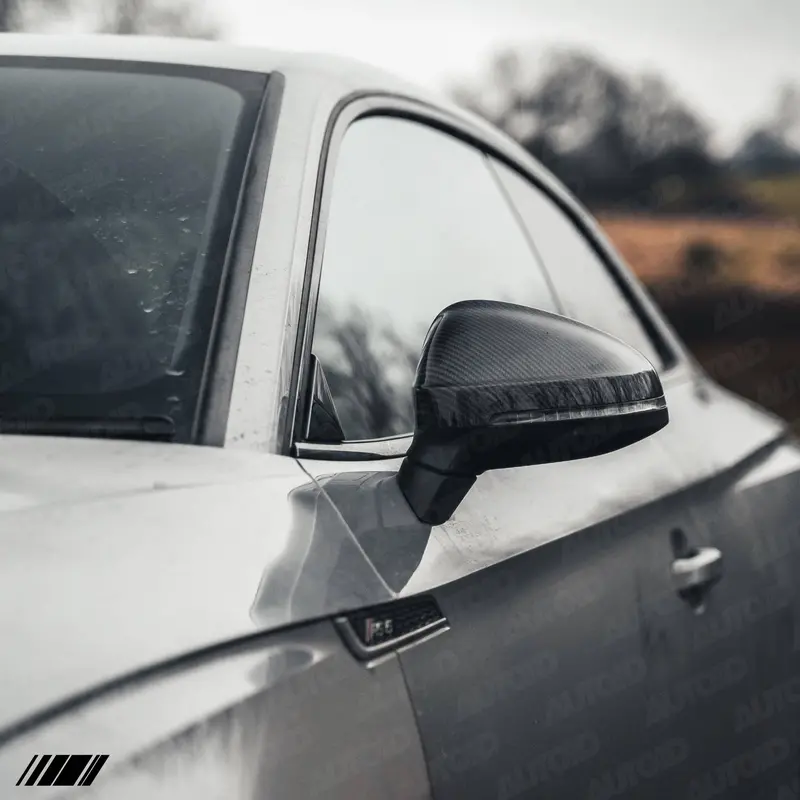 Audi A4 & A5 Series B9 Pre-Preg Carbon Fibre Wing Mirror Covers By Form (2015-2024) 2