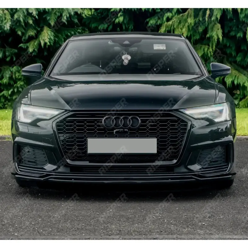 Audi A6 / S6 C8 2019+ Gloss Black Rs6 Style Honeycomb Grill 2