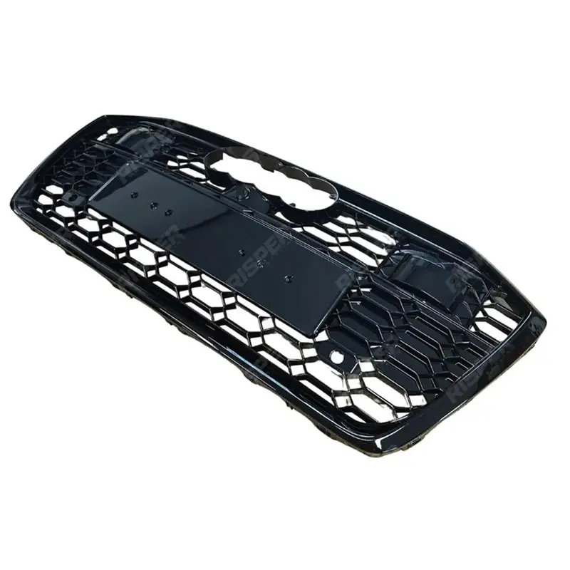Audi A6 / S6 C8 2019+ Gloss Black Rs6 Style Honeycomb Grill Fits With Acc And Without 1