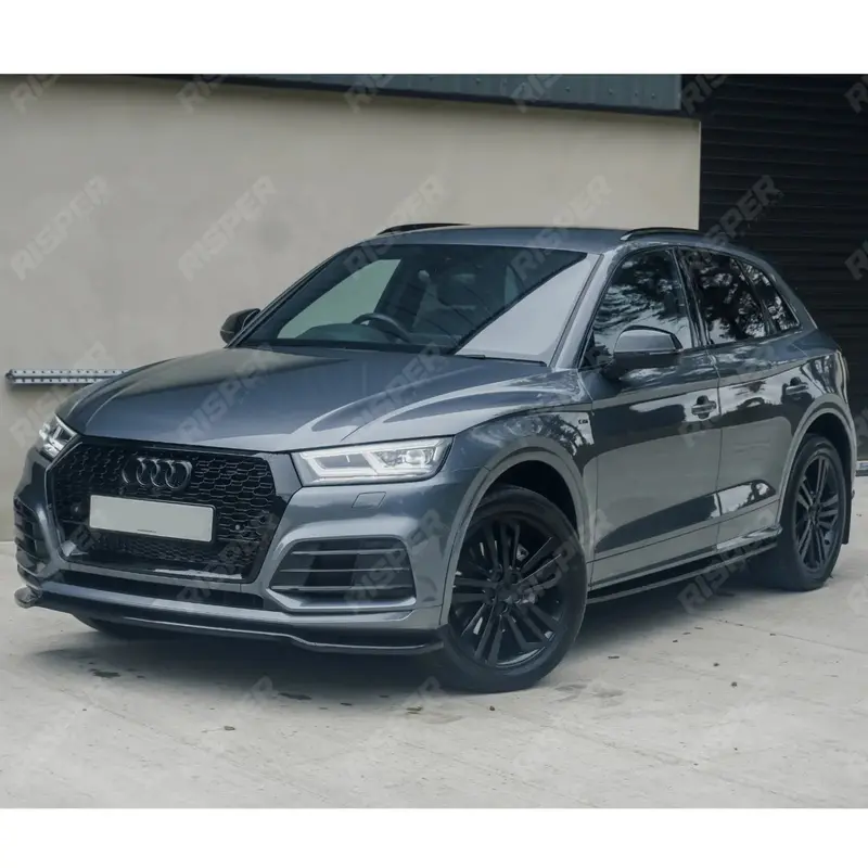 Audi Q5 / Sq5 2016-2019 Gloss Black 'Rsq5 Style' Honeycomb Grill 2