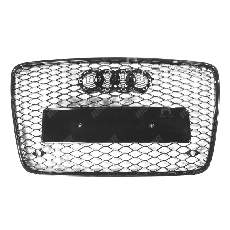 Audi Q7 2006-2014 Gloss Black 'Rsq7 Style' Honeycomb Grill 1